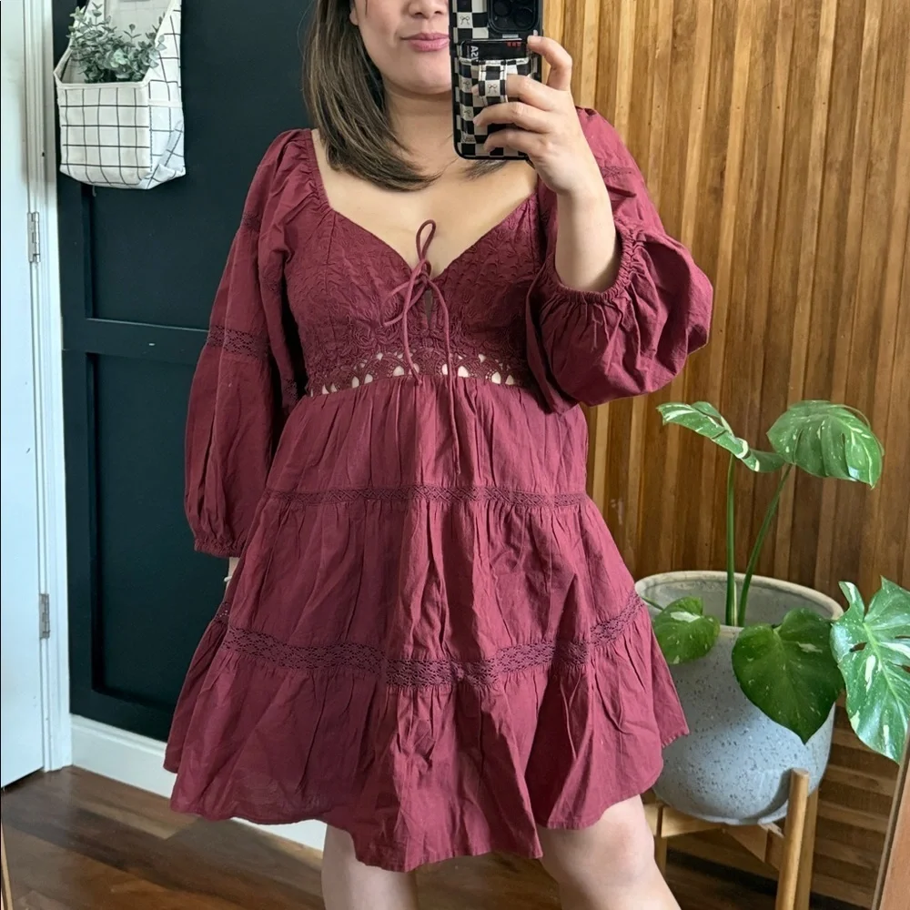 NWT FREE PEOPLE All Mine Mini Dress. Size M